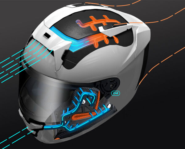 SHOEI X-SPIRIT PRO DIGGIA 2 TC-1 KASK