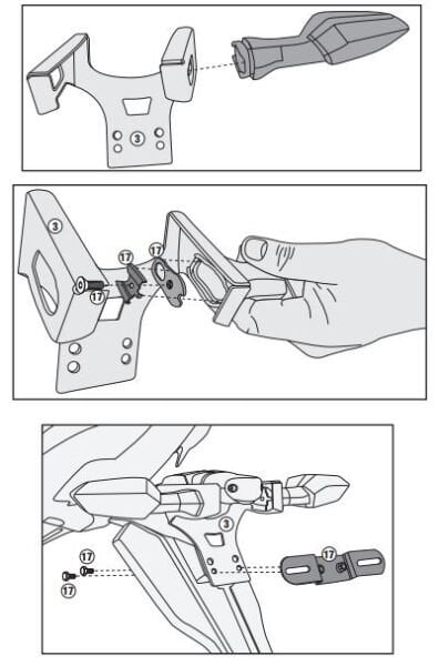 GIVI PL4114CAM KAWASAKI VERSYS 650 (15-24) YAN ÇANTA TAŞIYICI