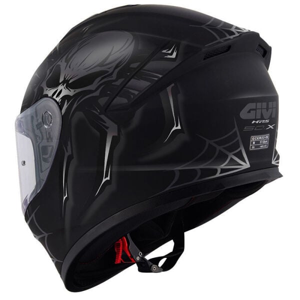 GIVI 50.X ARACHNO MAT SİYAH-GRİ KASK