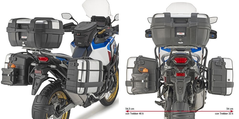 GIVI PLO1178MK HONDA CRF1100L AFRICA TWIN (20-25)-AFRICA TWIN ADV.SPORTS (20-25) YAN ÇANTA TAŞIYICI