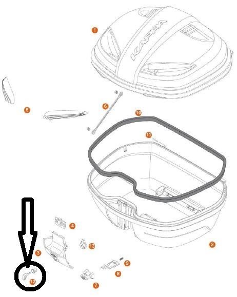 KAPPA Z156K ÇANTA KİLİT K30