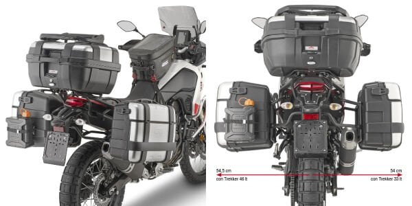 GIVI PLO2145MK YAMAHA TENERE 700 (19-24) - TENERE 700 WORLD RAID (22-25) YAN ÇANTA TAŞIYICI