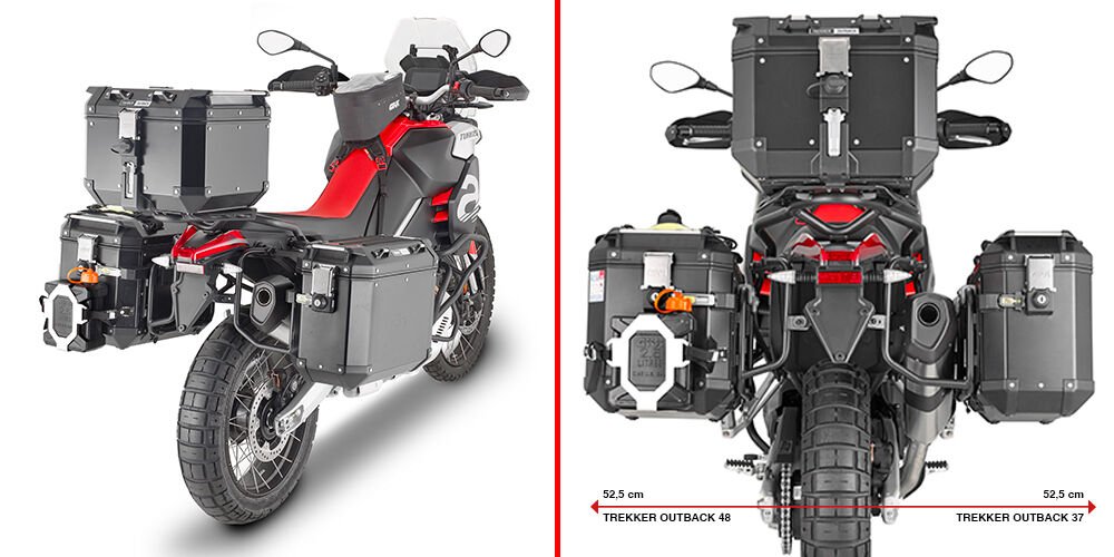 GIVI PLO6710CAM APRILIA TUAREG 660 (21-25) - TUAREG RALLY 660 (25) YAN ÇANTA TAŞIYICI