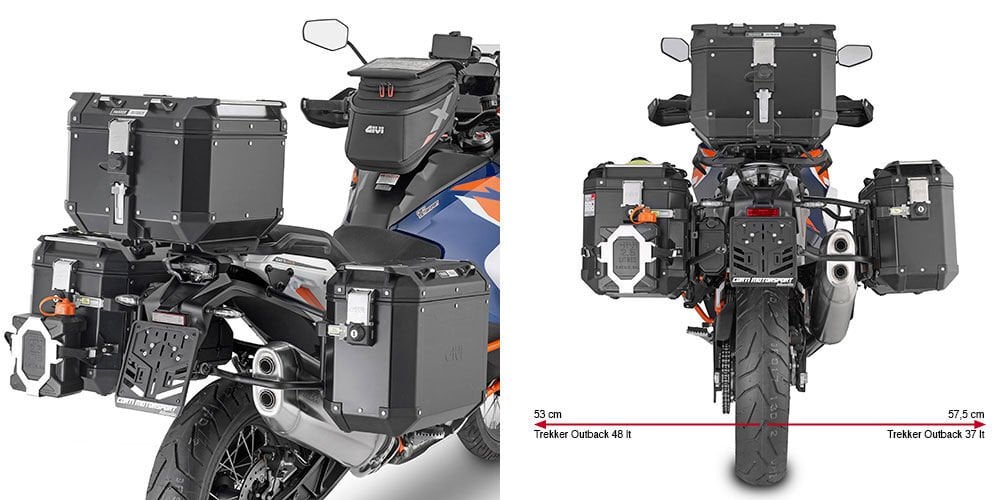 GIVI PLO7713CAM KTM 1290 SUPER ADVENTURE R-S (21-25) YAN ÇANTA TAŞIYICI