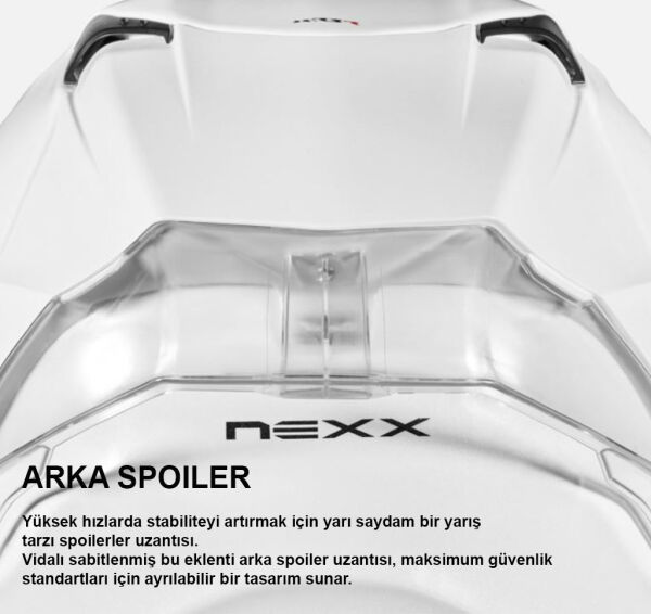 NEXX X.R3R SWIRL KARBON KIRMIZI KASK