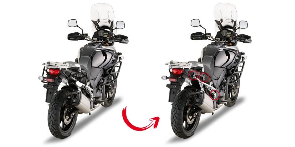 GIVI PLR3105 SUZUKI DL 1000 V-STROM (14-19) YAN ÇANTA TAŞIYICI