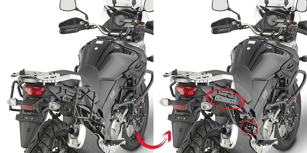 GIVI PLR3112 SUZUKI DL 650 V-STROM (17-25) YAN ÇANTA TAŞIYICI