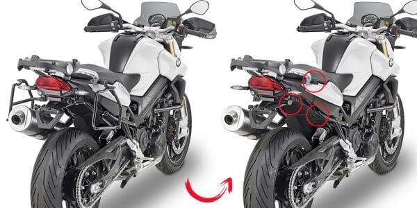 GIVI PLR5118KIT BMW F800R (09-20) YAN ÇANTA TAŞIYICI BAĞLANTI KİTİ