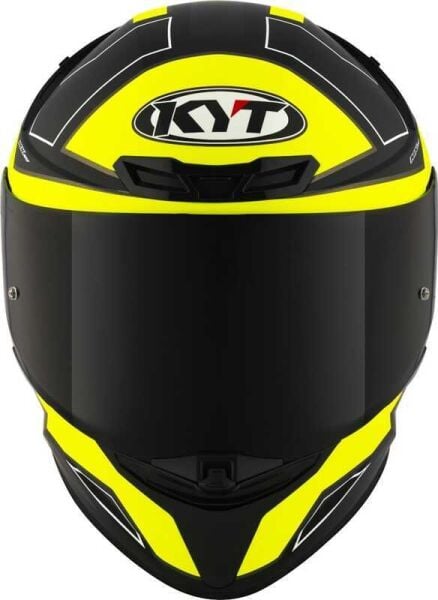 KYT TT-REVO KASK ELECTRON MATT SİYAH SARI