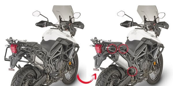 GIVI PLR6413 TRIUMPH TIGER 800 XC - 800 XR (18-19) YAN ÇANTA TAŞIYICI