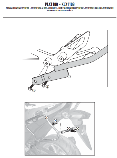 GIVI PLX1109 HONDA INTEGRA 700 (12-13) YAN ÇANTA TAŞIYICI