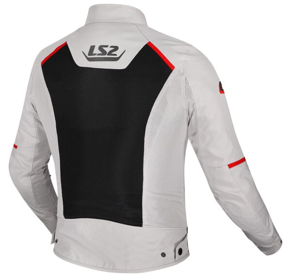 LS2 BREEZE KADIN MONT GRİ-SİYAH-KIRMIZI