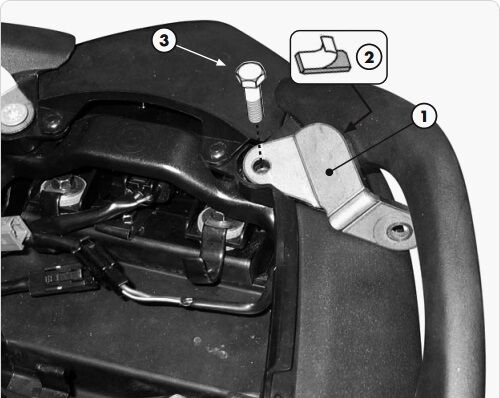 GIVI PLX447KIT KAWASAKI VERSYS 650 (06-09) YAN ÇANTA TAŞIYICI BAĞLANTI KİTİ