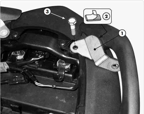 GIVI PLX447KIT KAWASAKI VERSYS 650 (06-09) YAN ÇANTA TAŞIYICI BAĞLANTI KİTİ