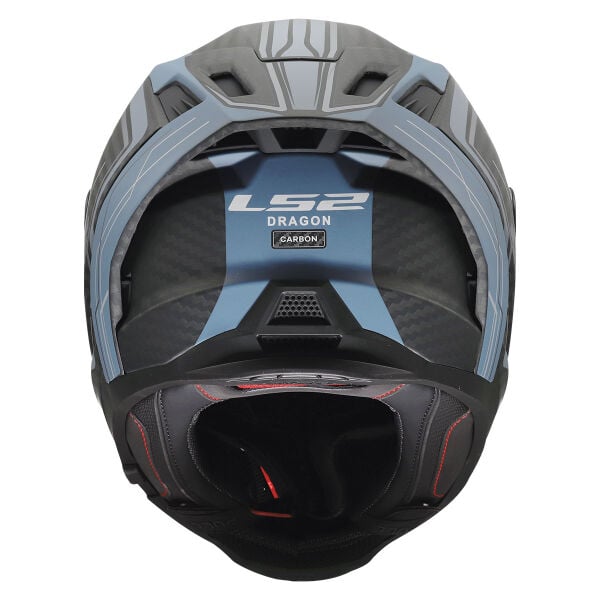 LS2 DRAGON KARBON SUBIC MAT MAVİ PETROL KASK