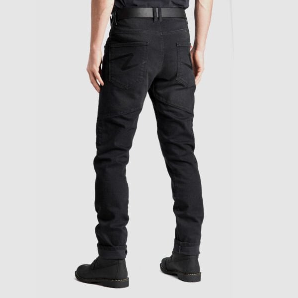 PANDO MOTO Boss Dyn 01 Çift Katmanlı Erkek Motosiklet Denim Pantolonu