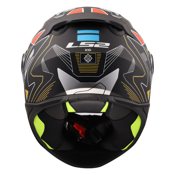 LS2 KID ZERO GRİ-KIRMIZI ÇOCUK KASK