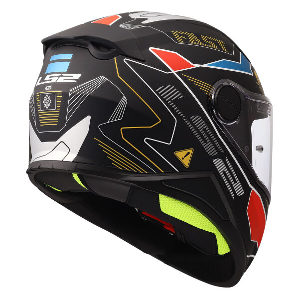 LS2 KID ZERO GRİ-KIRMIZI ÇOCUK KASK