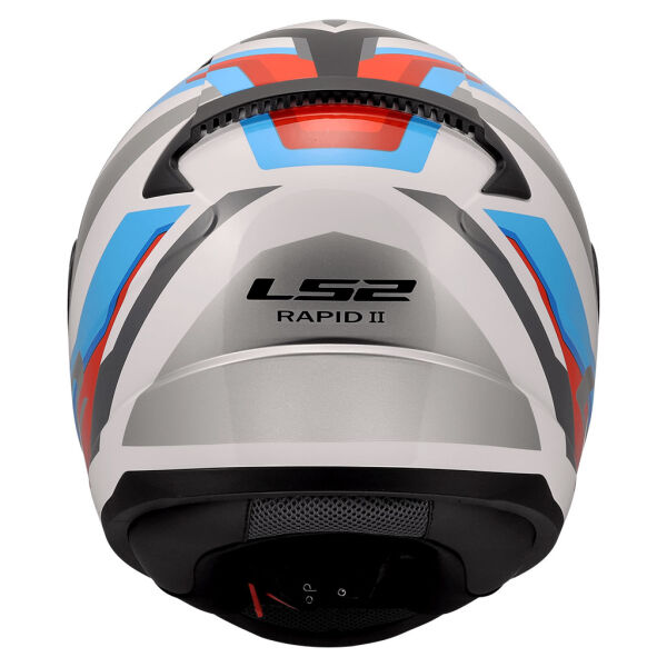LS2 RAPID 2 HYPER BEYAZ-MAVİ-KIRMIZI KASK