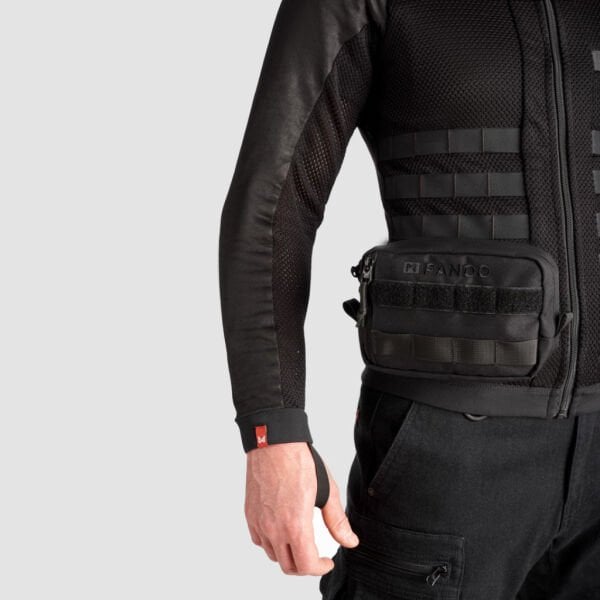 PANDO Commando UH Black Mesh, Erkek Çift Katmanlı Yazlık Base Layer