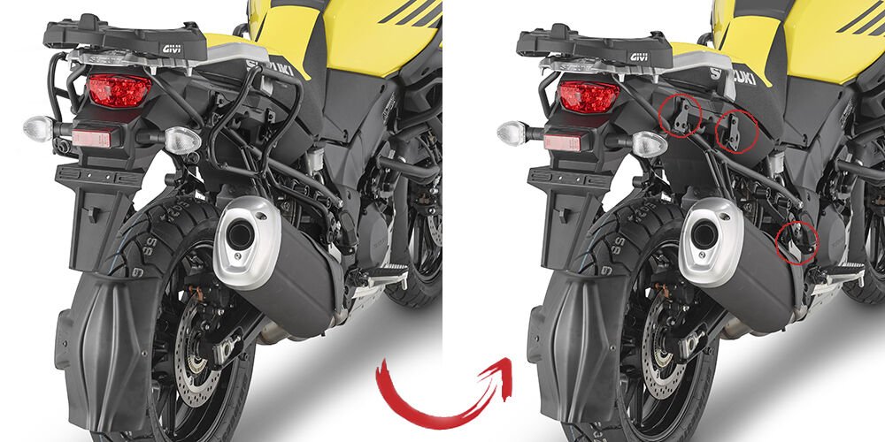 GIVI PLXR3114 SUZUKI DL 1000 V-STROM (17-19) YAN ÇANTA TAŞIYICI