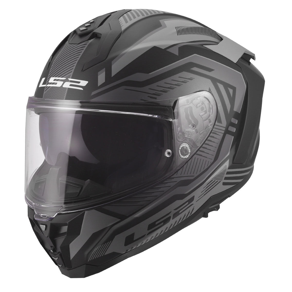 LS2 CHALLENGER 2 DRAVIX MAT GRİ KASK