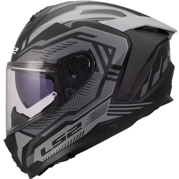 LS2 CHALLENGER 2 DRAVIX MAT GRİ KASK