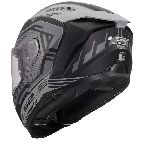 LS2 CHALLENGER 2 DRAVIX MAT GRİ KASK