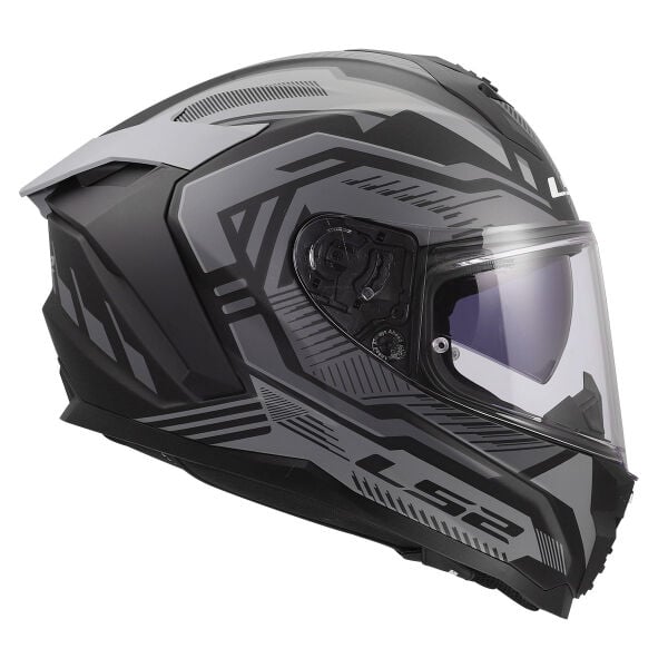 LS2 CHALLENGER 2 DRAVIX MAT GRİ KASK