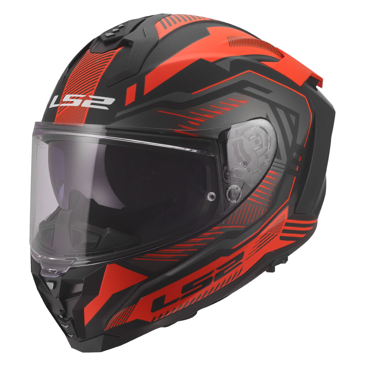 LS2 CHALLENGER 2 DRAVIX MAT KIRMIZI KASK