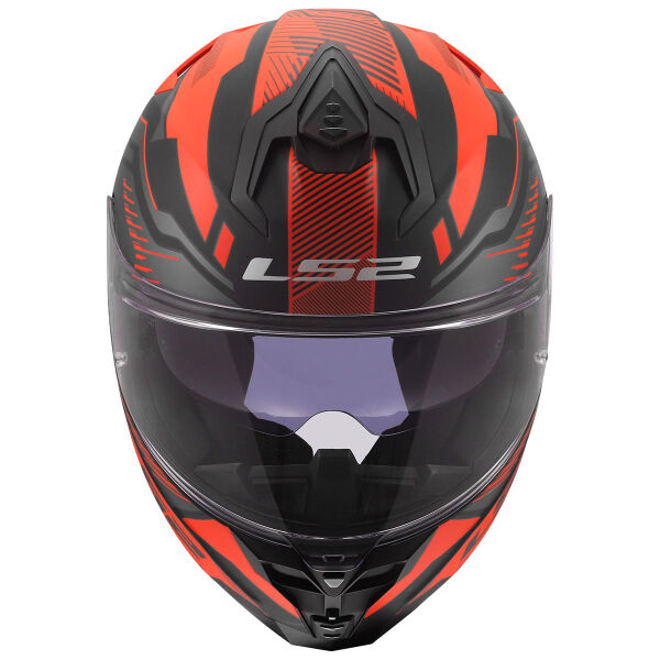 LS2 CHALLENGER 2 DRAVIX MAT KIRMIZI KASK