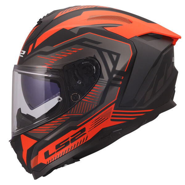 LS2 CHALLENGER 2 DRAVIX MAT KIRMIZI KASK
