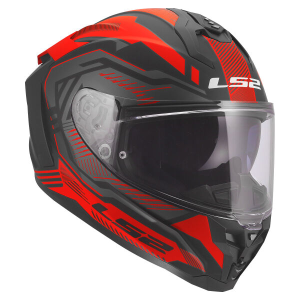 LS2 CHALLENGER 2 DRAVIX MAT KIRMIZI KASK