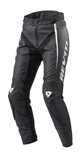 REVIT XENA 2 KADIN DERI PANTOLON SİYAH-BEYAZ