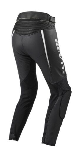 REVIT XENA 2 KADIN DERI PANTOLON SİYAH-BEYAZ