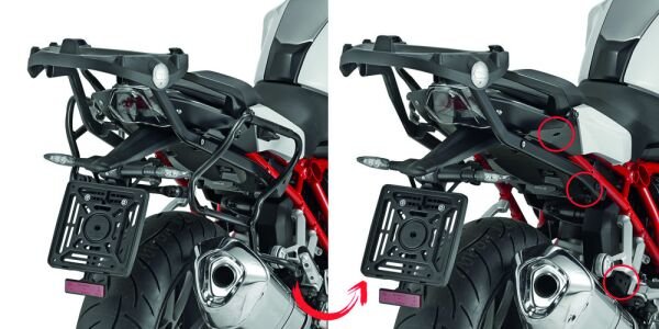 GIVI PLXR5117 BMW R1200R - R1200RS (15-18) - R1250R (19-25) - R1250RS (19-22) YAN ÇANTA TAŞIYICI