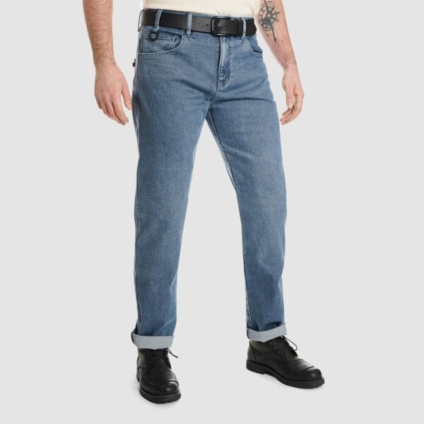 PANDO MOTO James Regular Blue Erkek Motosiklet Jean