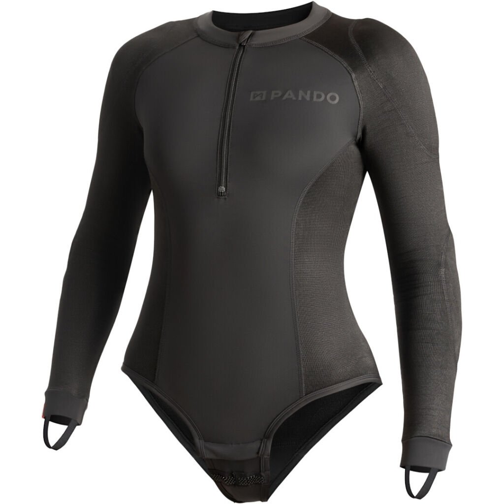 PANDO Shell WW Black Kadın Zırhlı Base Layer Bodysuit