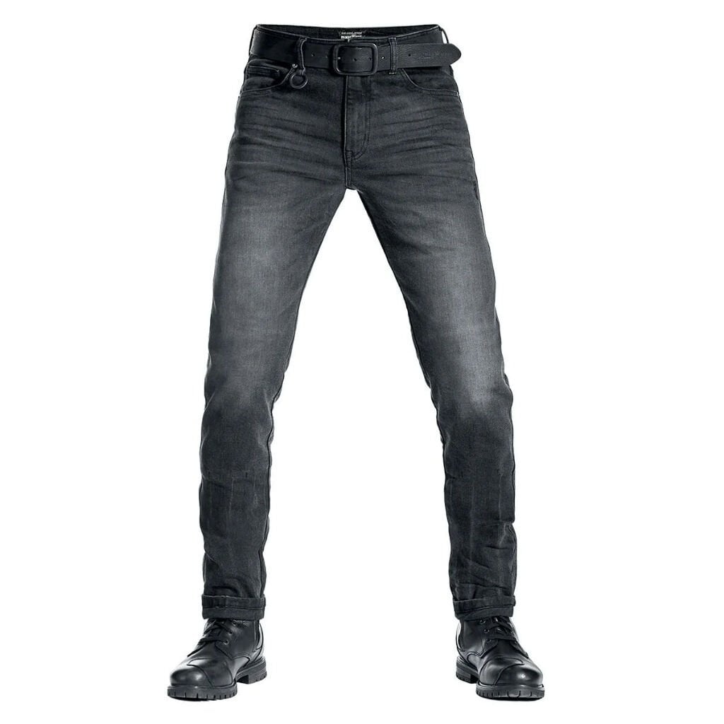 PANDO MOTO Robby Slim Black Erkek Motosiklet Jean