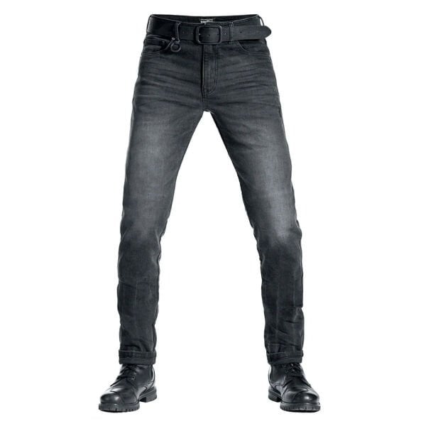 PANDO MOTO Robby Slim Black Erkek Motosiklet Jean