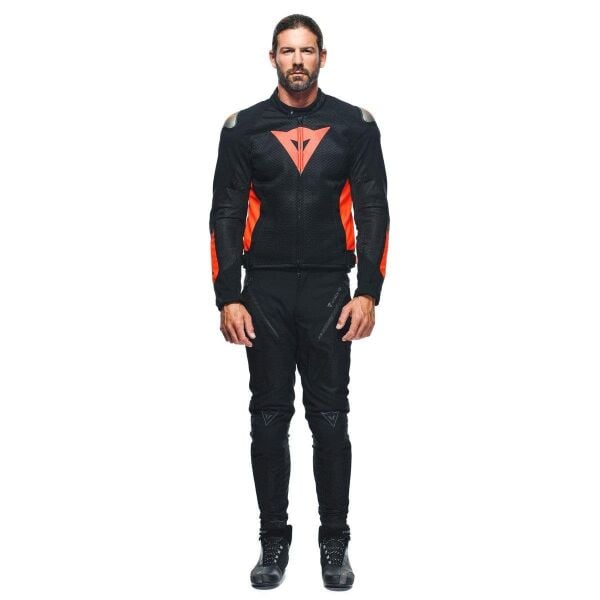 Dainese Energyca Air Siyah Kırmızı Tekstil Mont