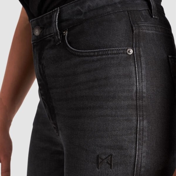 PANDO MOTO Kaya Slim Grey Armalith Kadın Motosiklet Jean