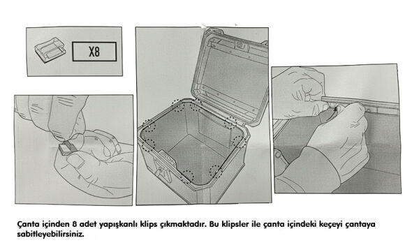 GIVI ALP44A2 ALPINA ALUMINYUM ÇANTA GRİ