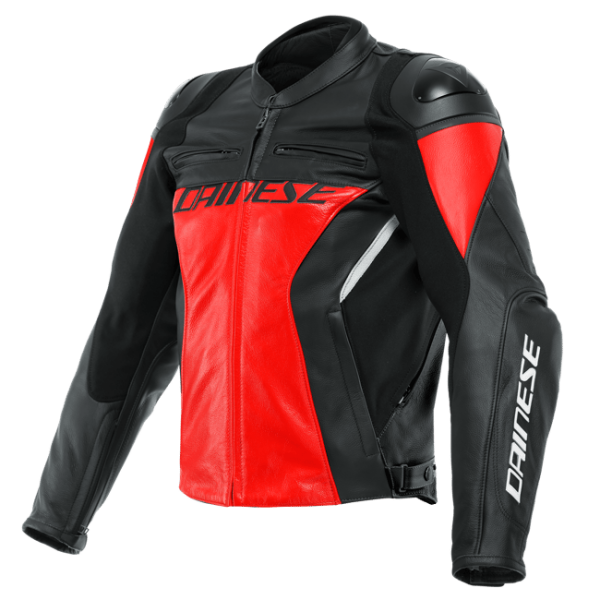 Dainese Racing 4 Lava Red Black Deri Mont