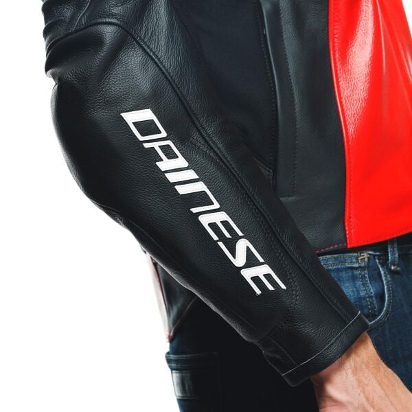 Dainese Racing 4 Lava Red Black Deri Mont