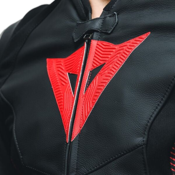 Dainese Avro 5 Blk Red Lava White Deri Mont