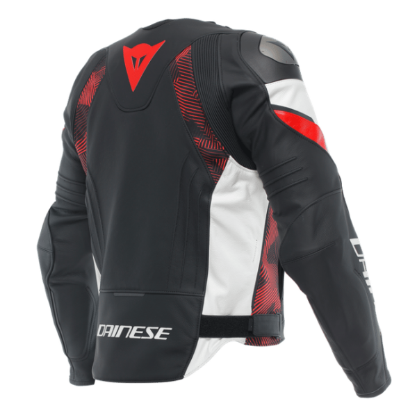 Dainese Avro 5 Blk Red Lava White Deri Mont