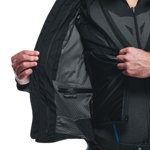 Dainese Avro 5 Blk Red Lava White Deri Mont