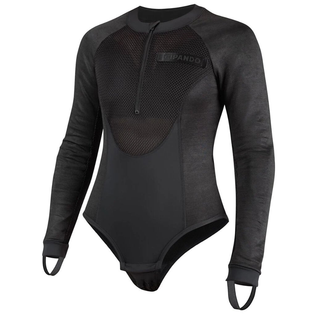 Pando Moto Bia Black CE AAA D3O Kadın Korumalı Motosiklet Body