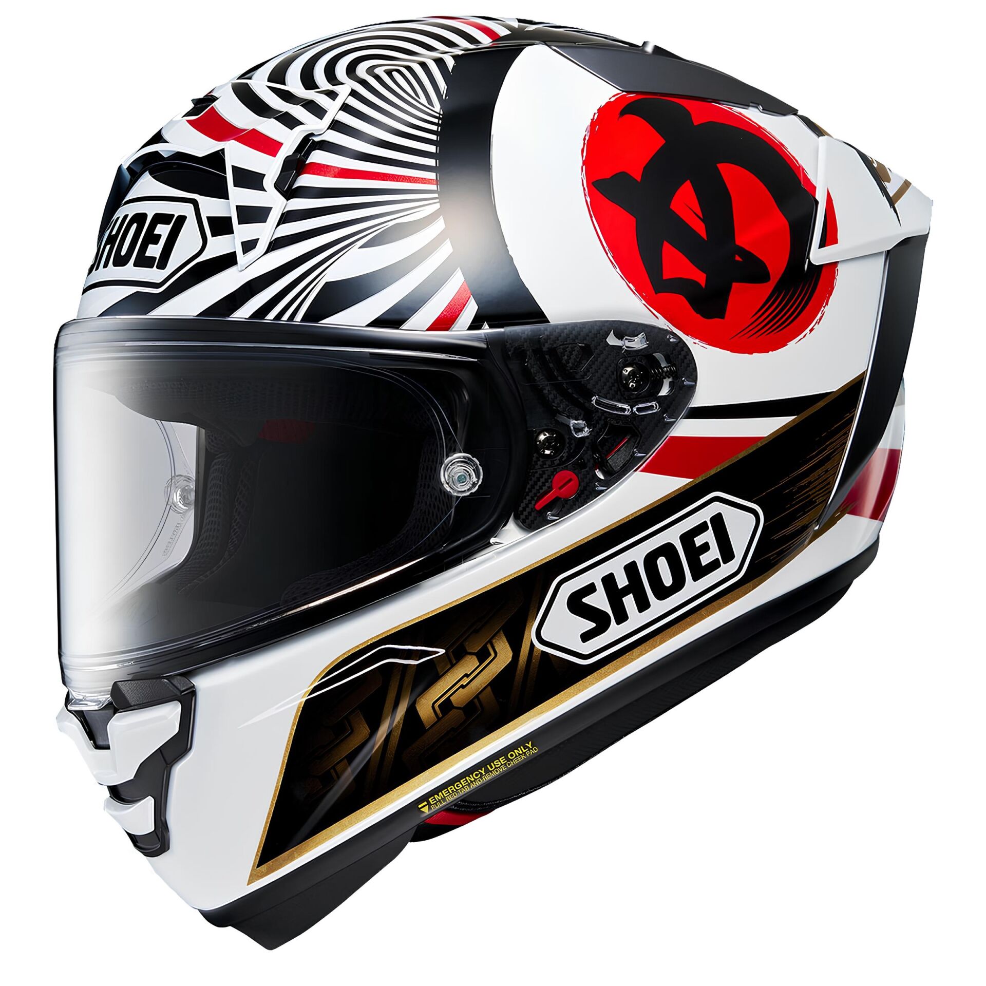 SHOEI X-SPIRIT PRO MARQUEZ MOTEGI4 TC-1 KASK